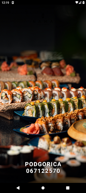NAMA sushi bar Screenshot 0