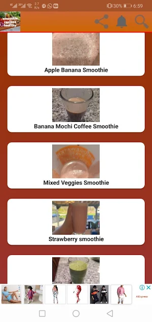 Smoothie Recipes Healthy Screenshot 1