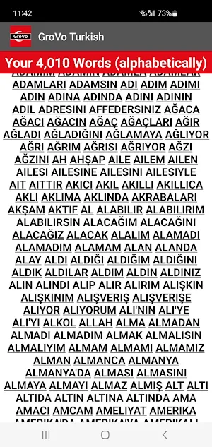 GroVo Turkish Screenshot 2