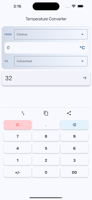 Temperature Converter Screenshot 3