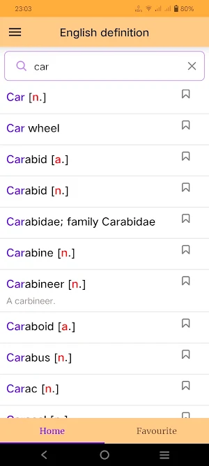 English dictionary Screenshot 3