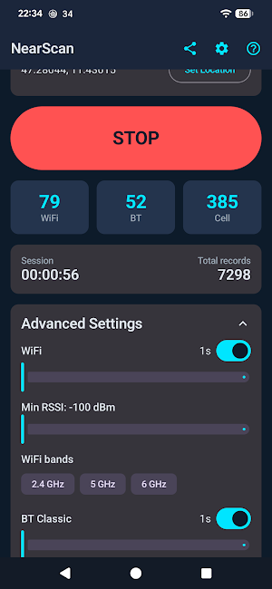 NearScan Screenshot 2