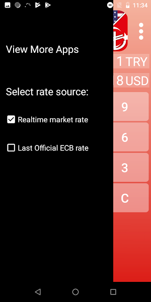 Turkish Lira Dollar Converter Screenshot 2