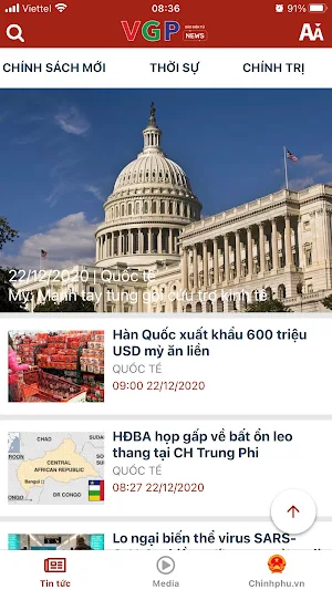 Chính phủ Việt Nam Screenshot 2