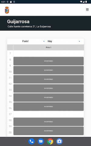 Reservas La Guijarrosa Screenshot 2