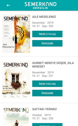 Semerkand Dergilik Screenshot 1