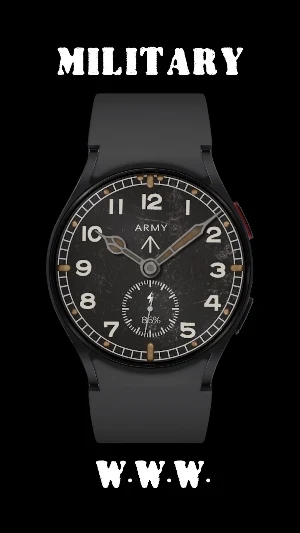 Military Watch Face 01 Screenshot 2