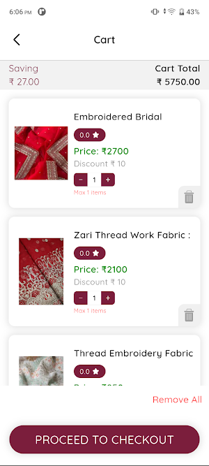 SVC Textiles Screenshot 1