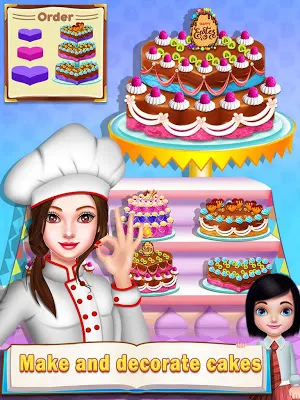 Bakery Tycoon : Bake, Decorate and Serve Cakes Screenshot 0