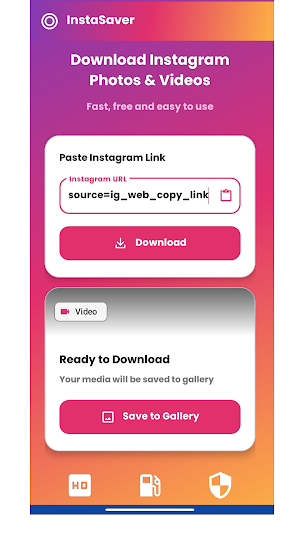 InstaSaver, Download Videos Screenshot 2