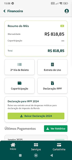 Unimed LF Beneficiário Screenshot 0