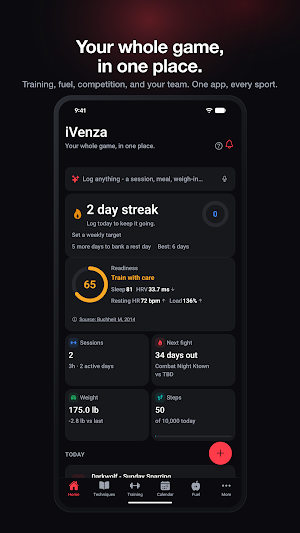 iVenza: Train, Track, Compete Screenshot 0