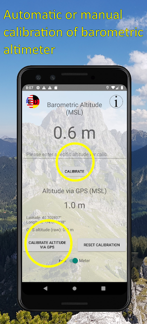 MountainMeter Screenshot 1