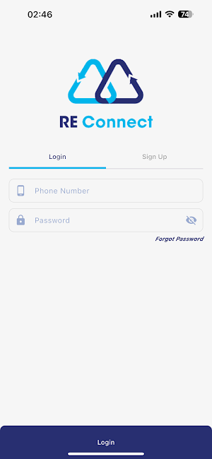 RE CONNECT - Smart Recycling Screenshot 1