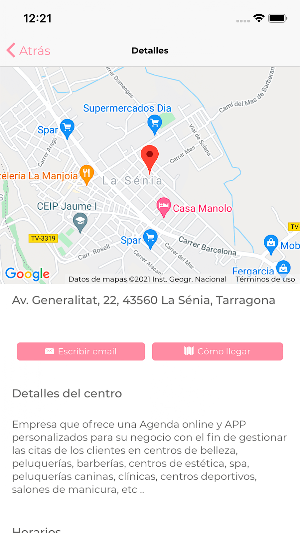Oxigen Perruqueria Screenshot 2