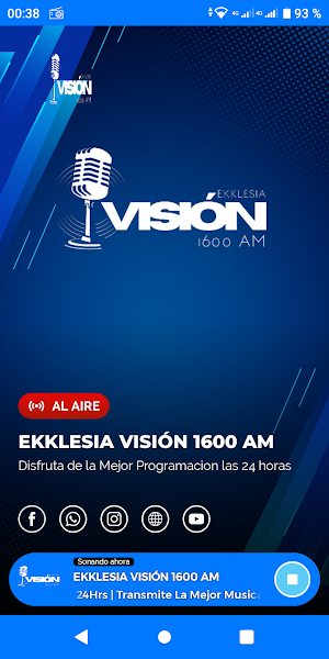 Ekklesia Vision 1600 AM Screenshot 1