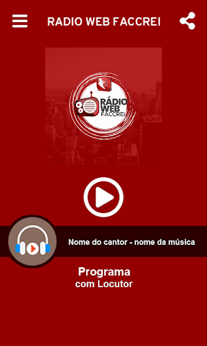 RÁDIO WEB FACCREI Screenshot 1