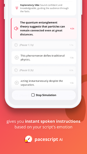 pacescript AI: Speaking Pace Screenshot 2
