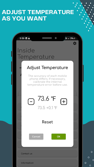 Indoor thermometer Screenshot 0