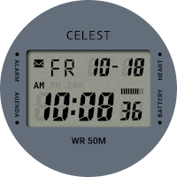 CELEST5533 Retro Digital Watch