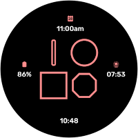 Shapes - Digital Watchface