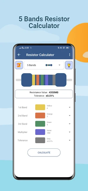 Resistor Color Code Calculator Screenshot 3