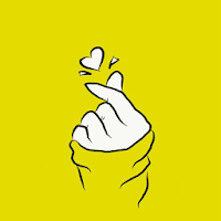 Finger Heart Wallpaper 4K
