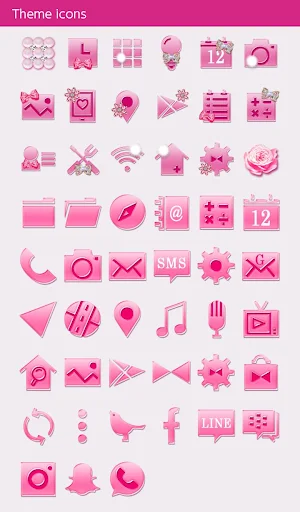 Roses & Paris Theme +HOME Screenshot 3
