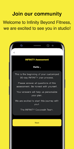 Infinity Beyond Fitness Screenshot 2