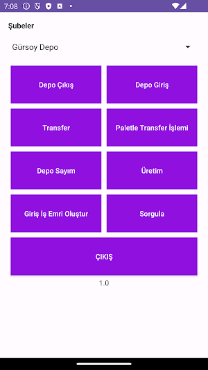 Gürsoy Depo Uygulaması Screenshot 1