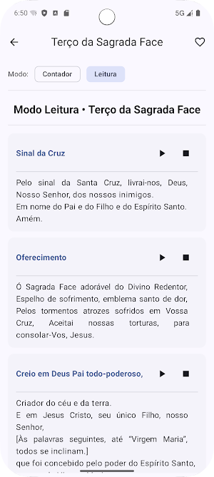 Terço da Sagrada Face Screenshot 2
