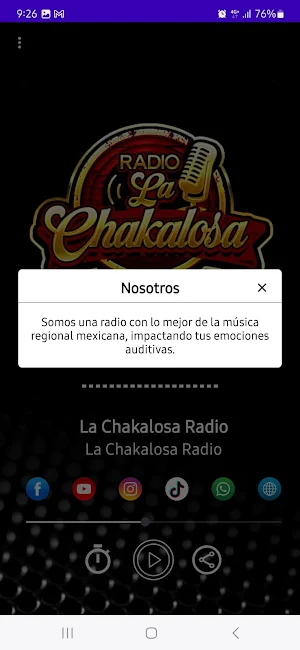 La Chakalosa Radio Screenshot 1