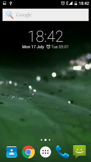 Rain HD Video Wallpaper Screenshot 2