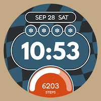 Retro Grid Watch Face