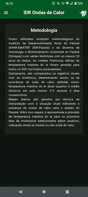 IDR Ondas de Calor Screenshot 1