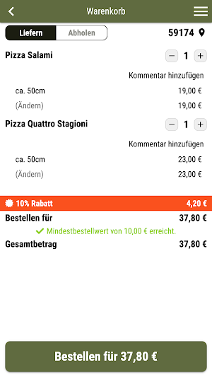 Pizzeria Venezia Screenshot 1