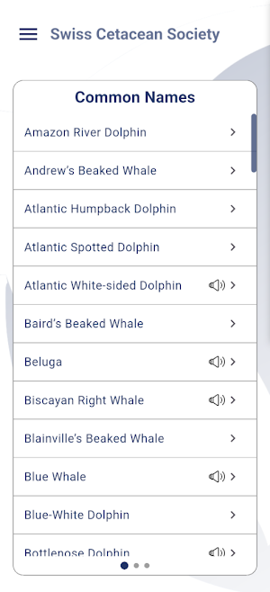 SCS - swiss cetacean society Screenshot 1