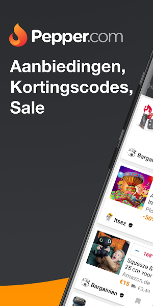 Pepper.com - Kortingscodes, deals, aanbiedingen Screenshot 0