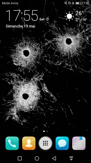 broken glass wallpaper Screenshot 2