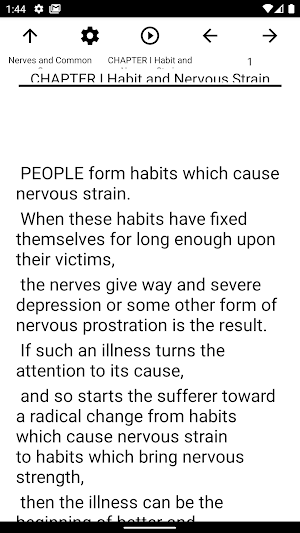 Book, Nerves and Common Sense Screenshot 1