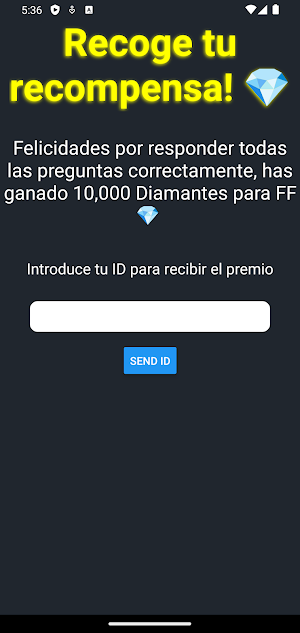 FFire Diamantes Quiz Screenshot 3