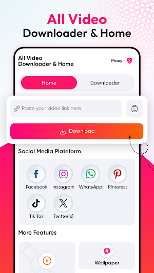 All Video Downloader & Home Screenshot 0