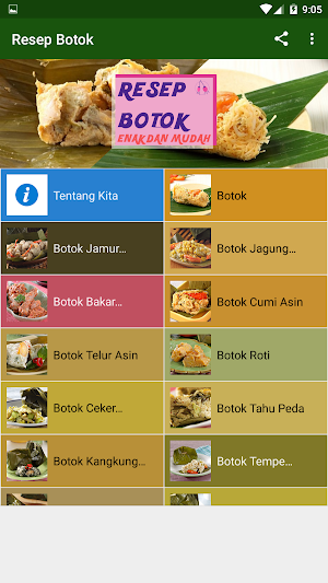Resep Botok Screenshot 1