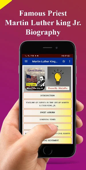 Luther King JR. Biography Screenshot 0