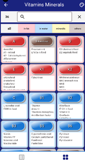 Vitamins Dosage Screenshot 1