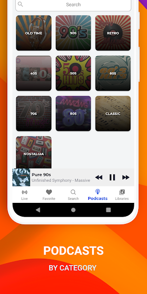 90s 80s 70s 60s 50s Music - Radio and Podcasts Screenshot 3