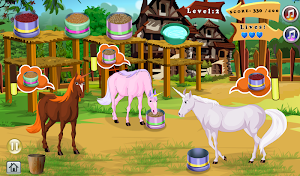 Caring for Unicorn, Horse Game Screenshot 0