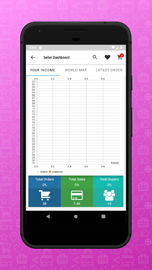 OpenCart Multi Vendor Mobile App Screenshot 2
