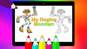 Mammott Monsters Coloring Book Screenshot 2