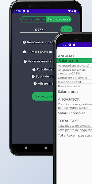 Calculator Salariu - Brut, Net Screenshot 3